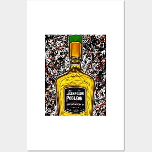 Pollock Whiskey Neat Posters and Art